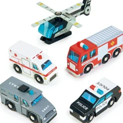Sale Set de 5 véhicules d'urgences Petites Voitures, Véhicules Et Circuits