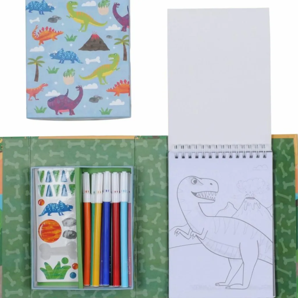 Sale Set de coloriage dinosaure Dessin Et Peinture