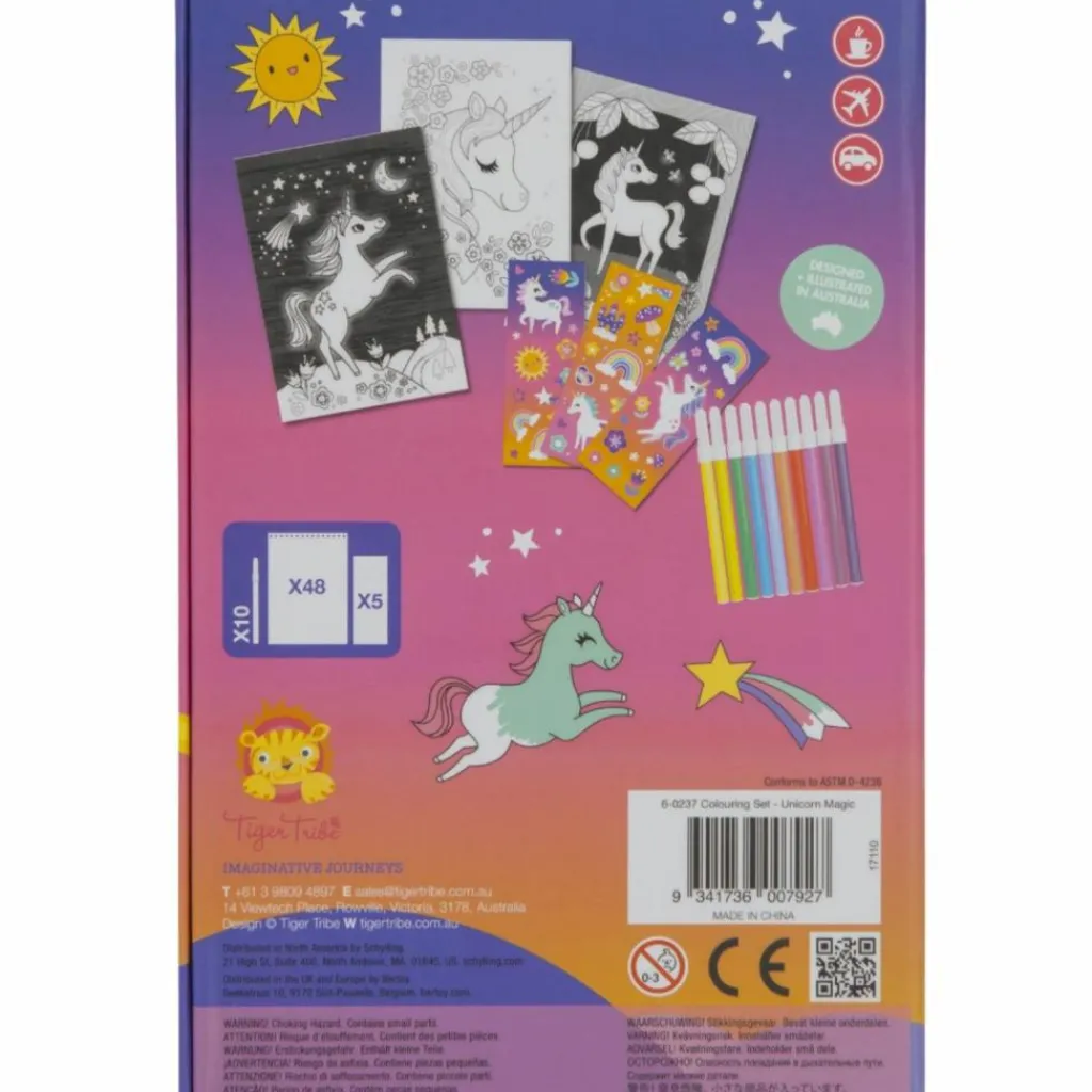 Set de coloriage magie des licornes Dessin Et Peinture