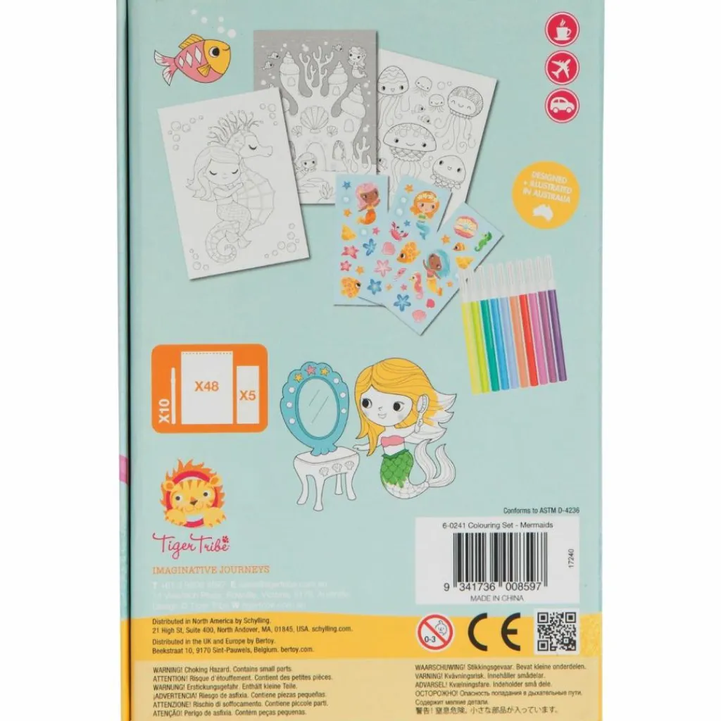 Clearance Set de coloriage sirènes Dessin Et Peinture