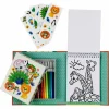 Set de coloriage zoo Dessin Et Peinture