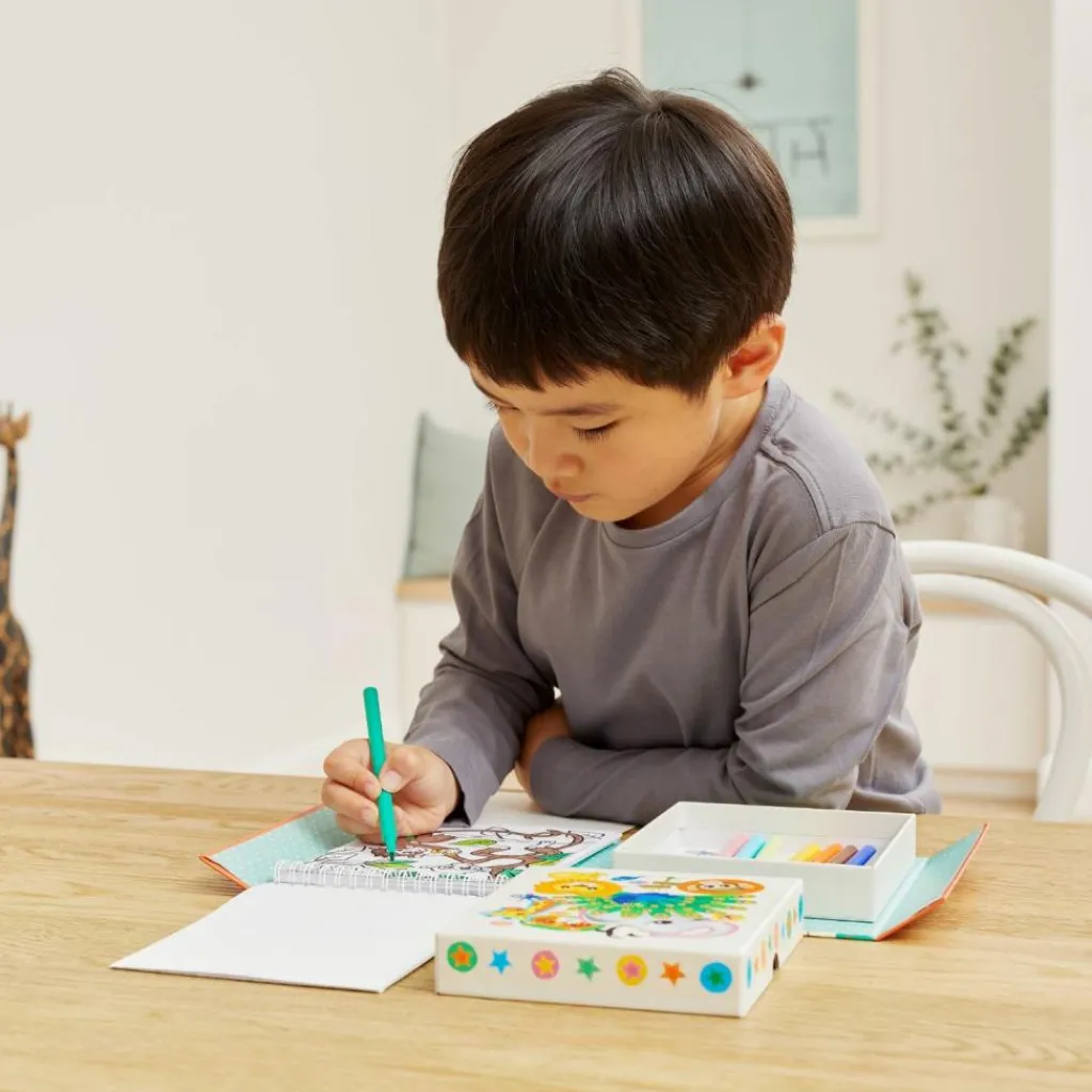 Set de coloriage zoo Dessin Et Peinture