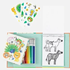 Set de coloriage zoo Dessin Et Peinture