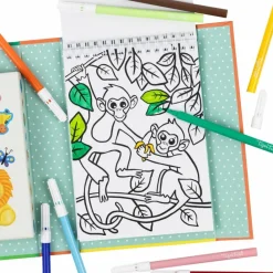 Set de coloriage zoo Dessin Et Peinture