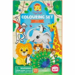 Set de coloriage zoo Dessin Et Peinture