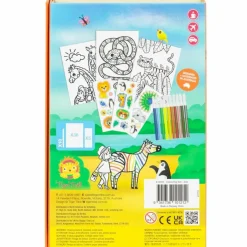 Set de coloriage zoo Dessin Et Peinture