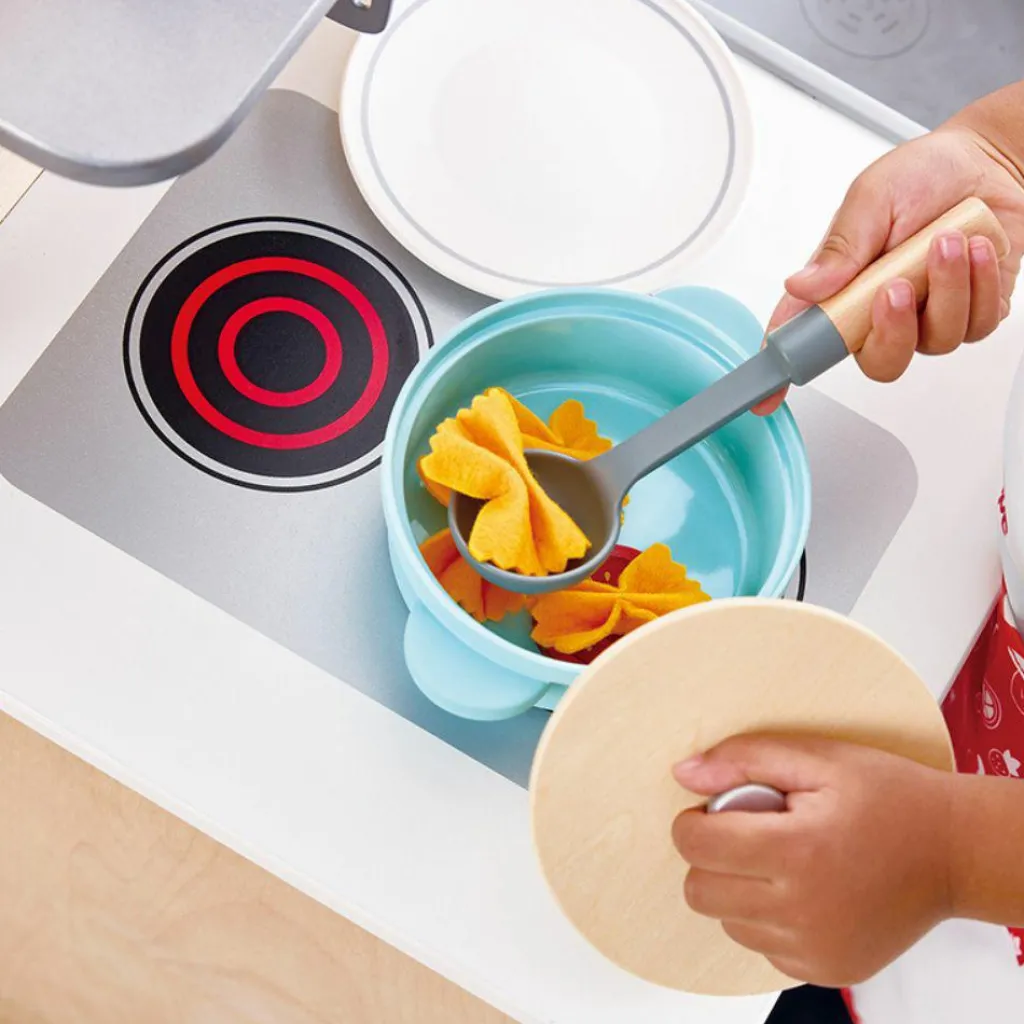 New Set de cuisine et de service (8 pièces) Dînette Et Aliments Factices