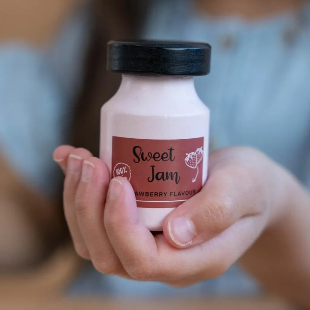 New Set de grille-pain en bois FSC Dînette Et Aliments Factices