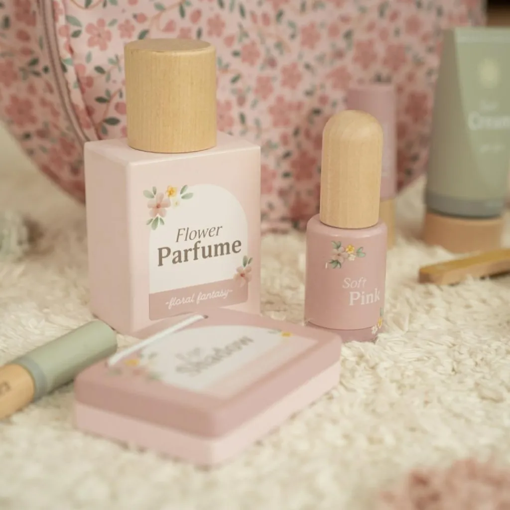 Hot Set de maquillage en bois Coin Beauté / Barbier