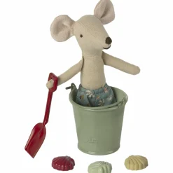 Best Set de plage seau pelle et coquillages pour figurine souris Accessoires Pour Univers De Jeu