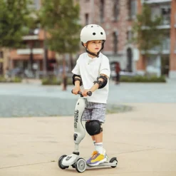 Best Set de protection Black-Ash S Enfant Casque Enfant