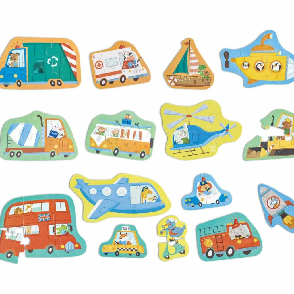 Best Set de puzzles Les moyens de transport Puzzle