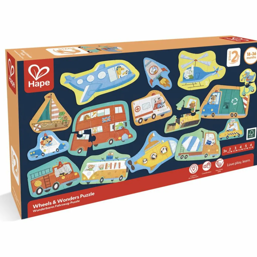 Best Set de puzzles Les moyens de transport Puzzle