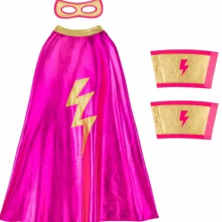 Clearance Set de supergirl Rose (4-10 ans) Enfant Déguisement Enfant