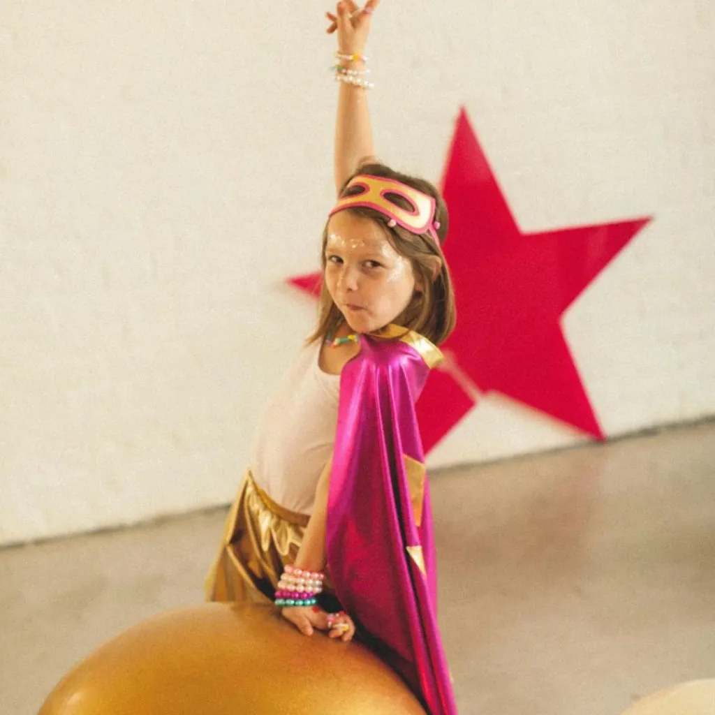 Clearance Set de supergirl Rose (4-10 ans) Enfant Déguisement Enfant