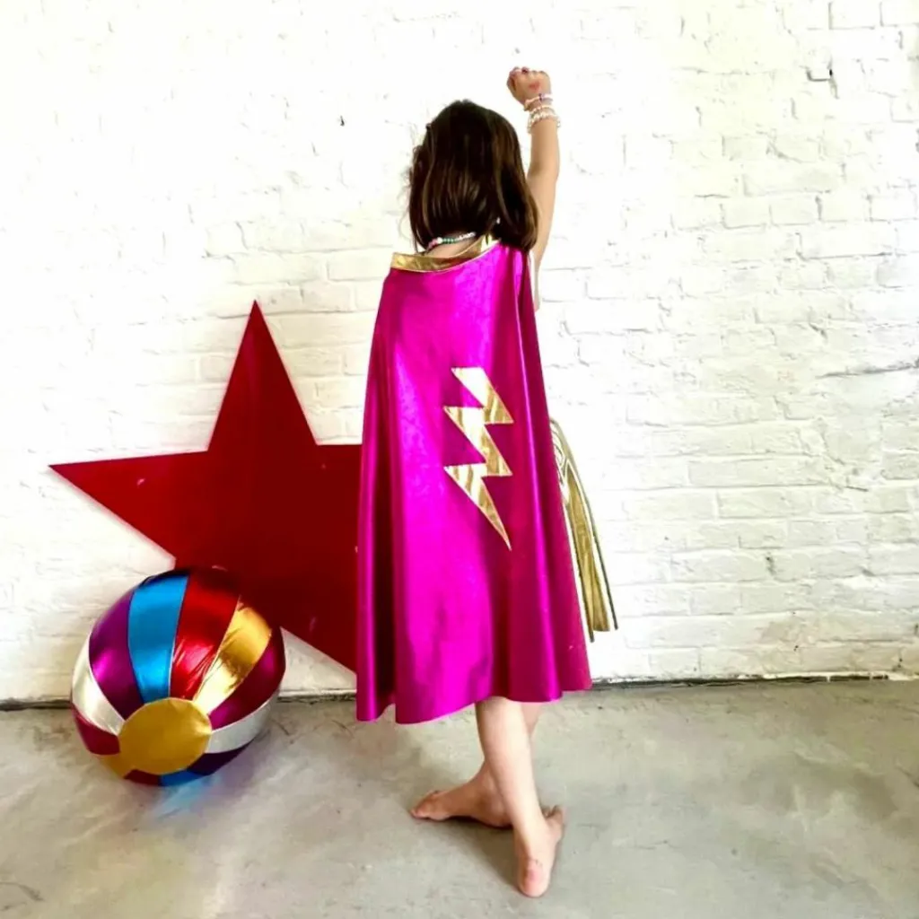 Clearance Set de supergirl Rose (4-10 ans) Enfant Déguisement Enfant