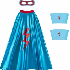 Set de superhero Bleu (4-10 ans) Enfant Déguisement Enfant