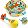 Online Set de trois instruments (Tambourin, maracas et castagnettes) Instrument De Musique