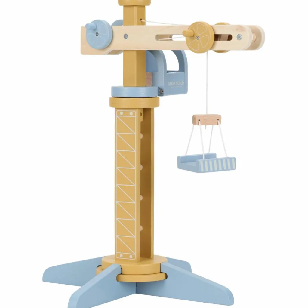 Sale Set grue et chantier de construction en bois Petites Voitures, Véhicules Et Circuits