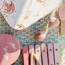 Sale Set instruments musique Licorne (4 pièces) Eveil Musical