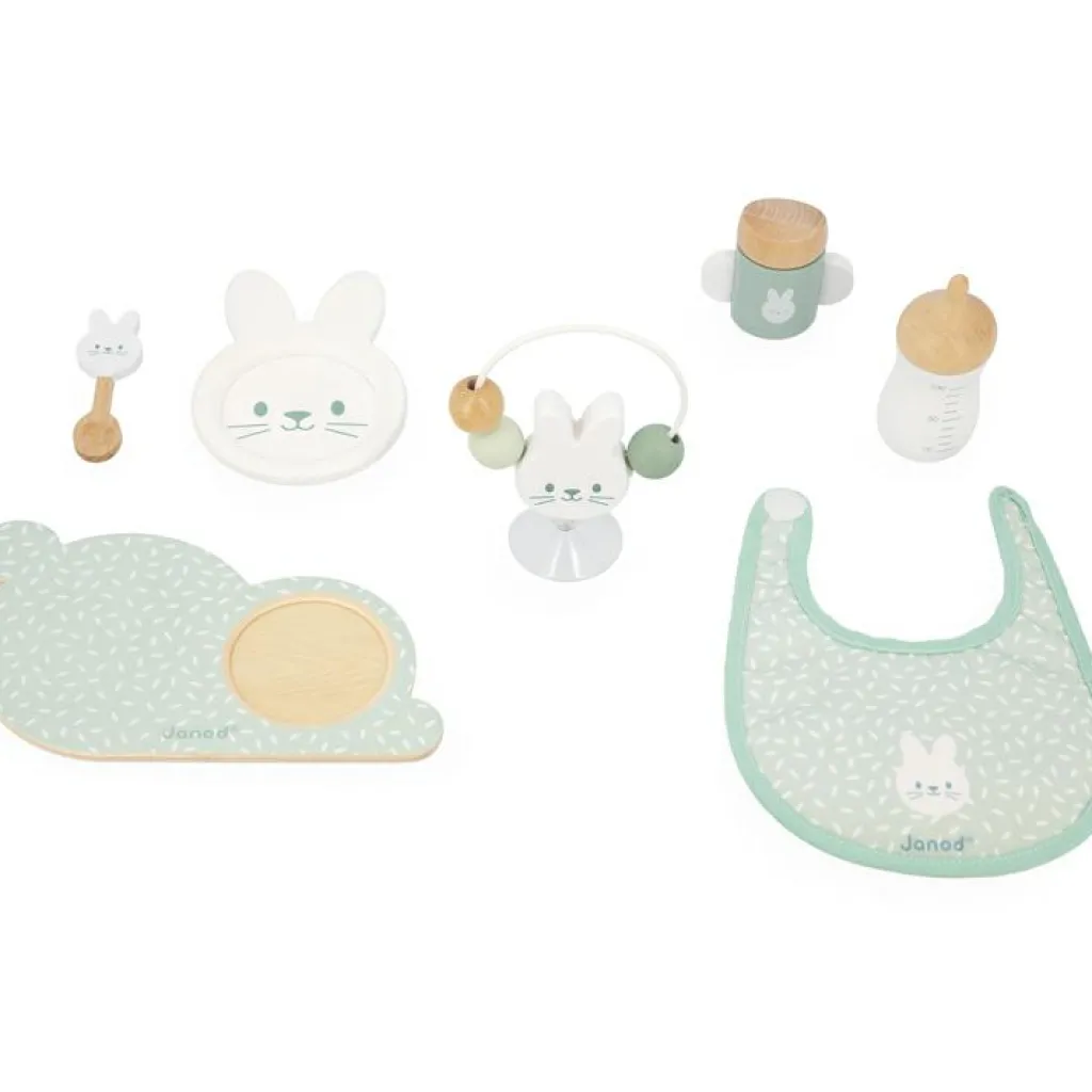 Outlet Set repas Zen en bois pour poupon Accessoires Poupée