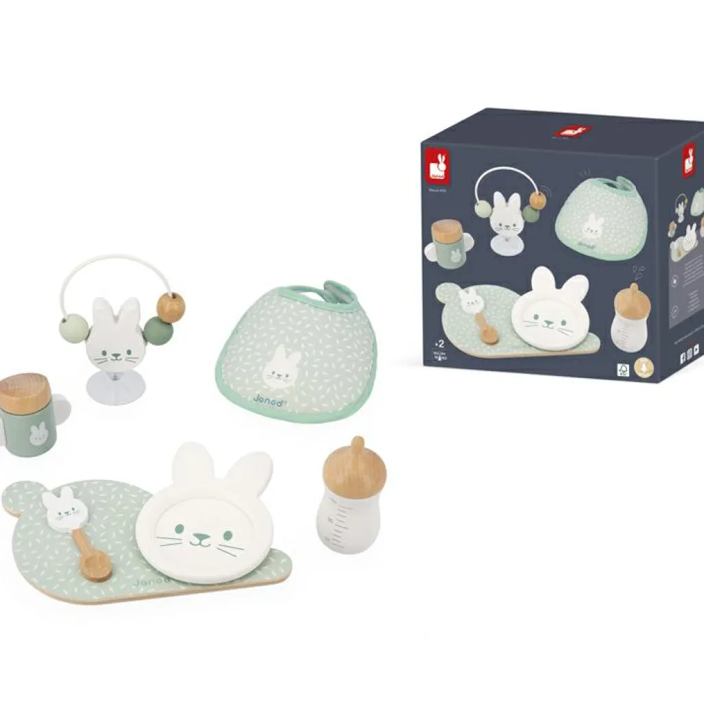 Outlet Set repas Zen en bois pour poupon Accessoires Poupée