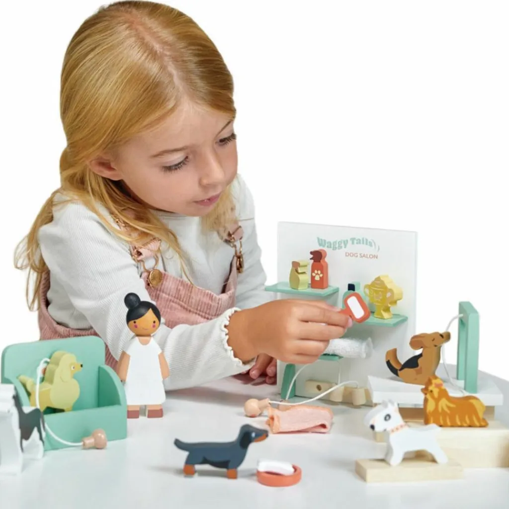 Best Set salon de toilettage pour chiens Waggy Tails Figurines De Jeu