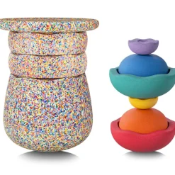 Clearance Set tabouret modulaire + jeu motricité Dynamic complete super confetti Parcours De Motricité