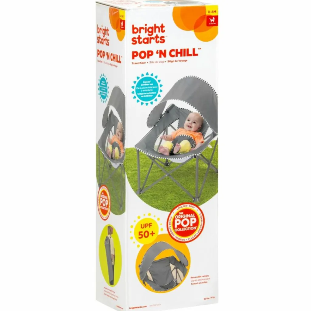 Clearance Siège de voyage Pop'n Chill Grey Transat