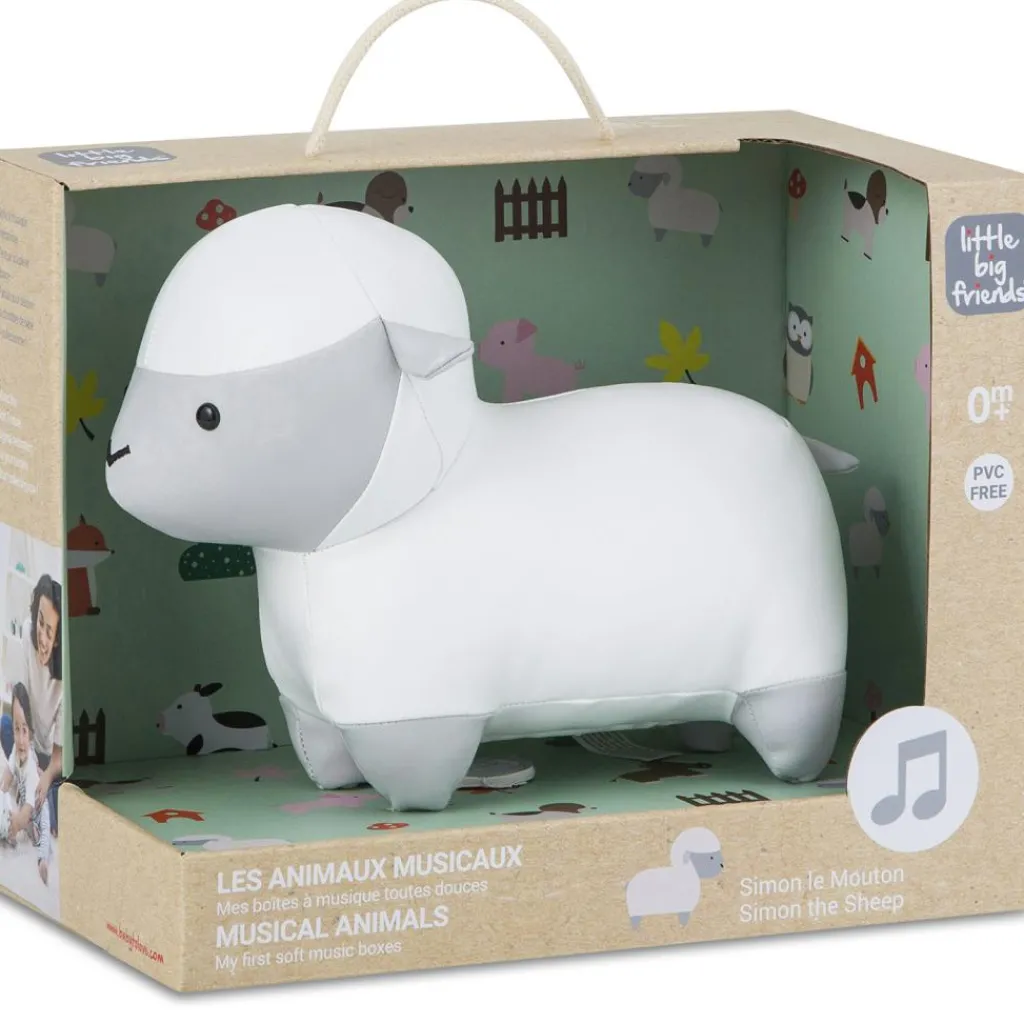 New Simon le Mouton Les Animaux Musicaux Peluche Musicale