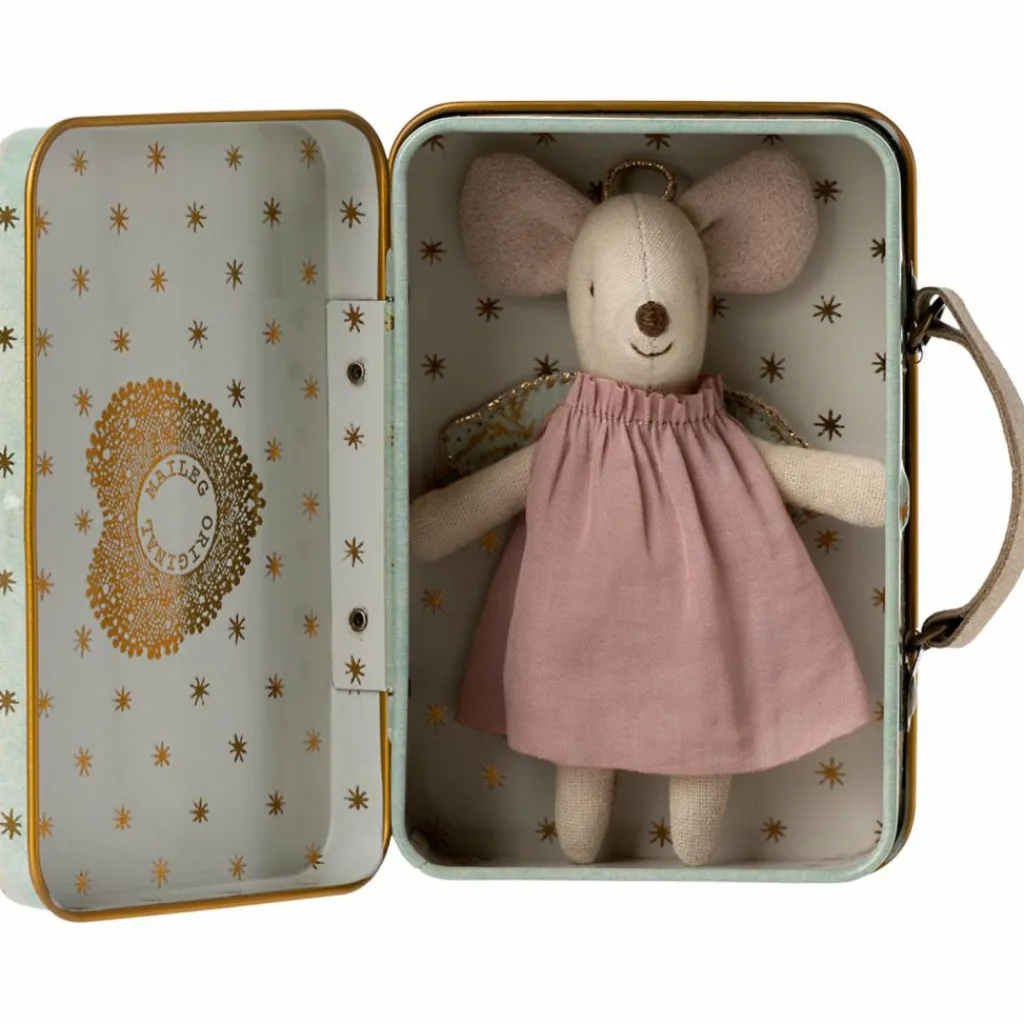 Best Souris Ange dans sa valisette Petite sœur Figurines De Jeu