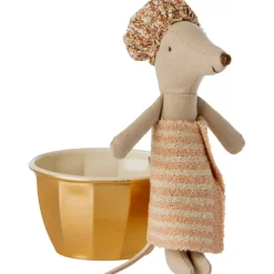 New Souris dans sa baignoire Grande sœur Figurines De Jeu