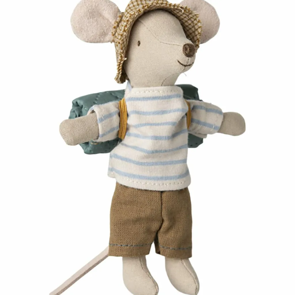 Sale Souris de randonnée Grand frère à rayures bleues Figurines De Jeu