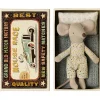 Souris Petit Frère dans sa boîte assortie Figurines De Jeu