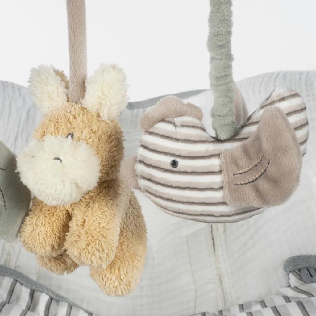 New Spirale d'activité âne Botton Rayures Jouet D'Activités À Suspendre