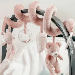 Online Spirale d'activités rose Fluffy Orso et Lily Jouet D'Activités À Suspendre