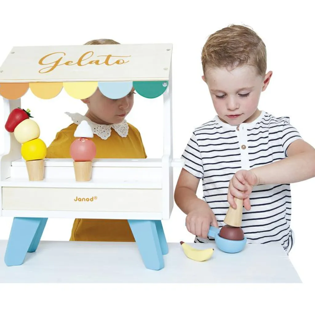 Online Stand de glaces en bois Marchand