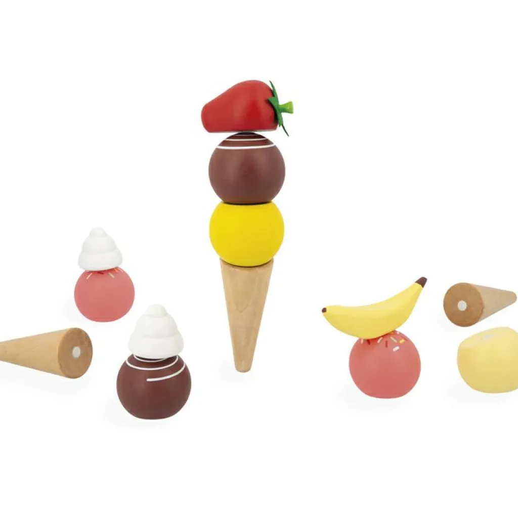 Online Stand de glaces en bois Marchand