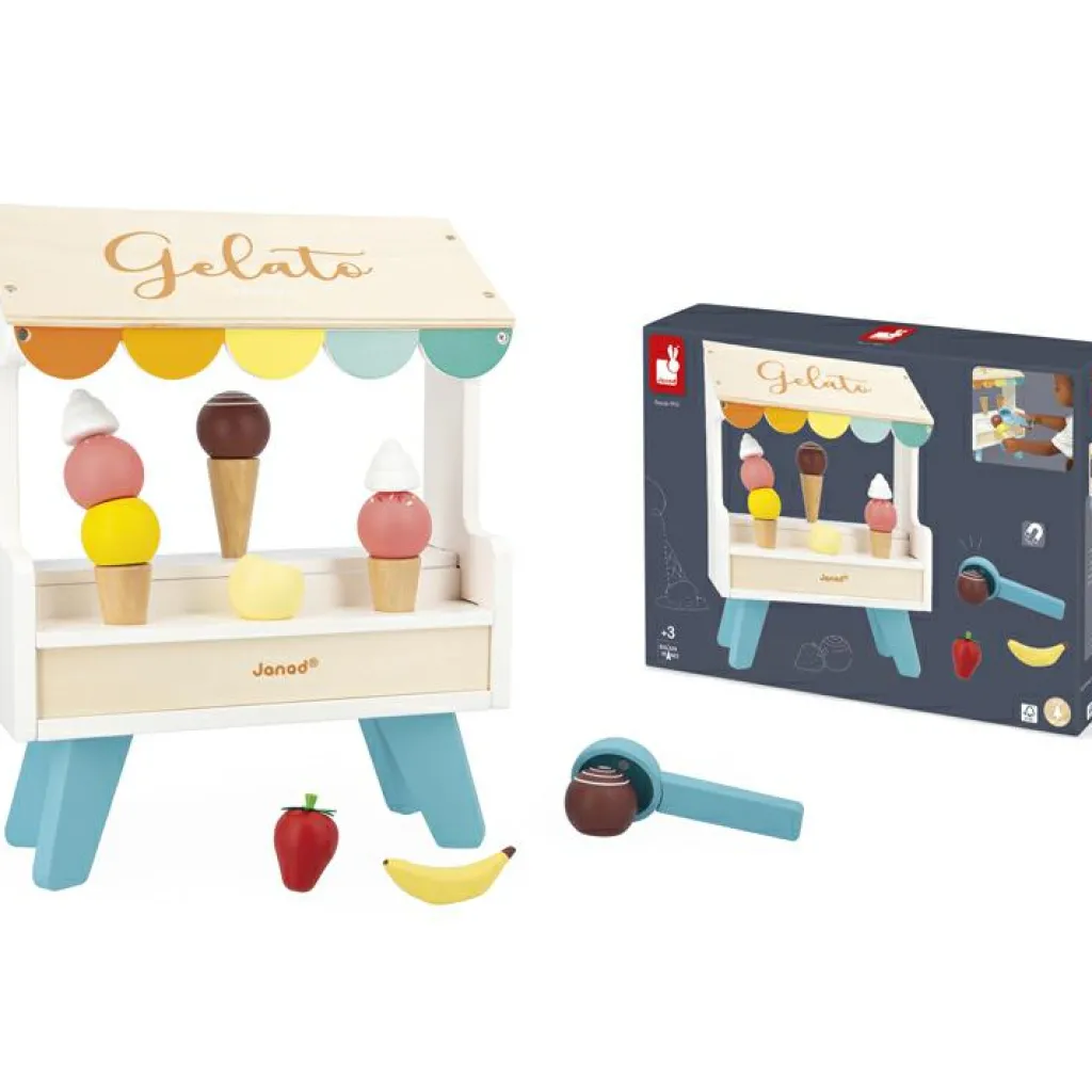 Online Stand de glaces en bois Marchand