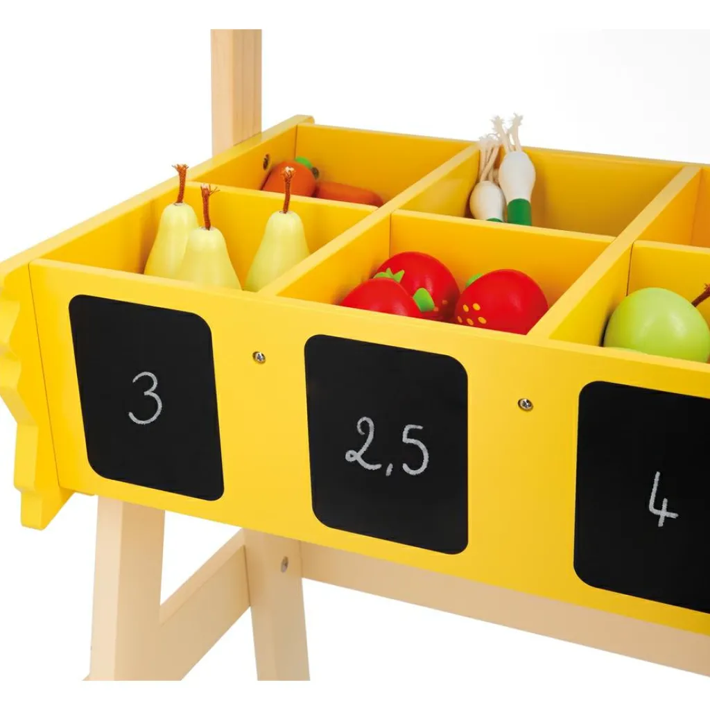 Hot Stand de marché Ferme avec accessoires (32 accessoires) Marchand