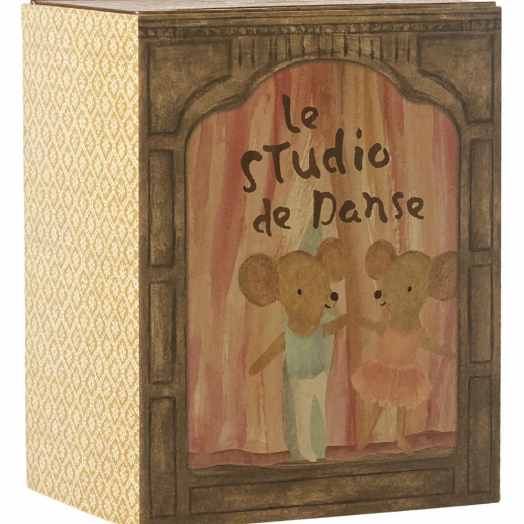 New Studio de danse avec petite sœur et petit frère Souris Figurines De Jeu