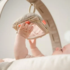 New Support avec cartes de motifs contrastés Deer friends Sable Livre Bébé En Tissu