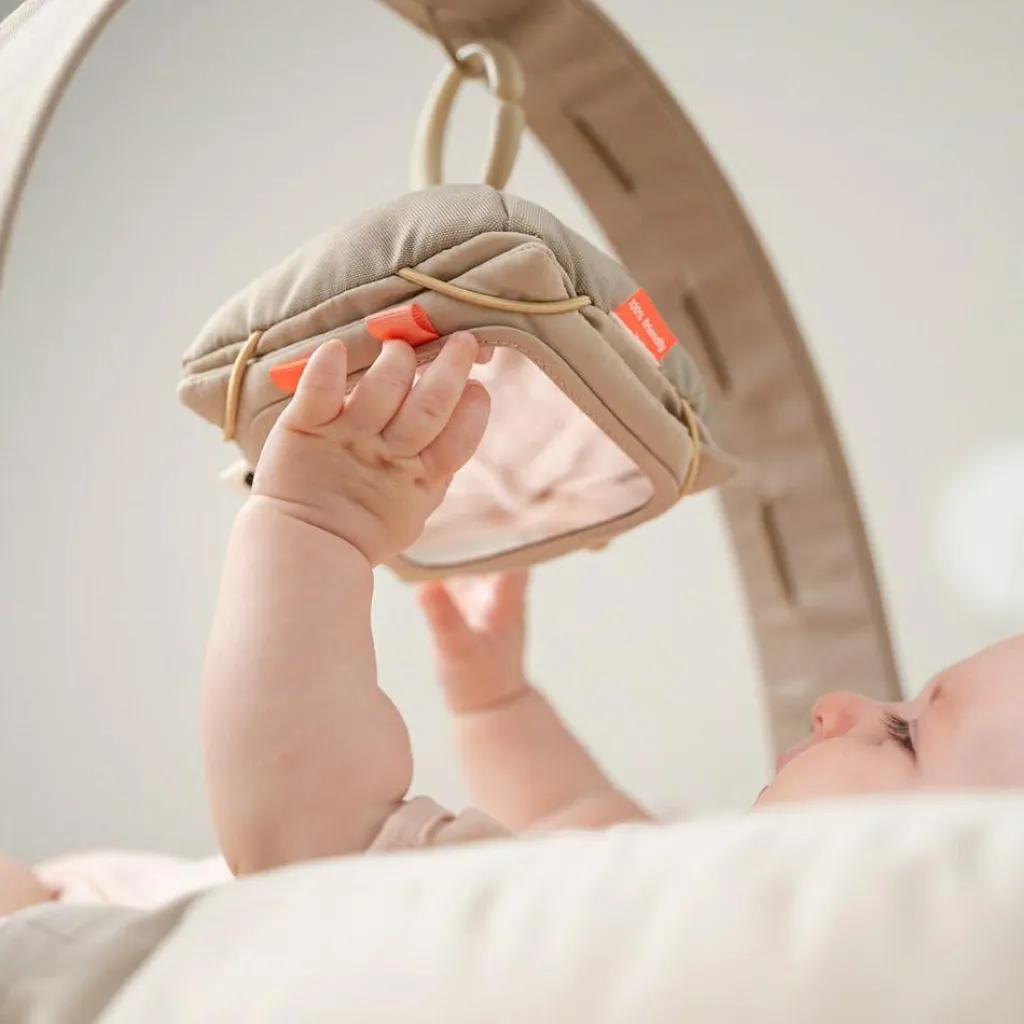 New Support avec cartes de motifs contrastés Deer friends Sable Livre Bébé En Tissu