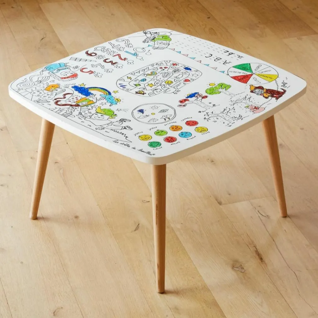 Hot Table à colorier Coloritable modèle Artiste Dessin Et Peinture