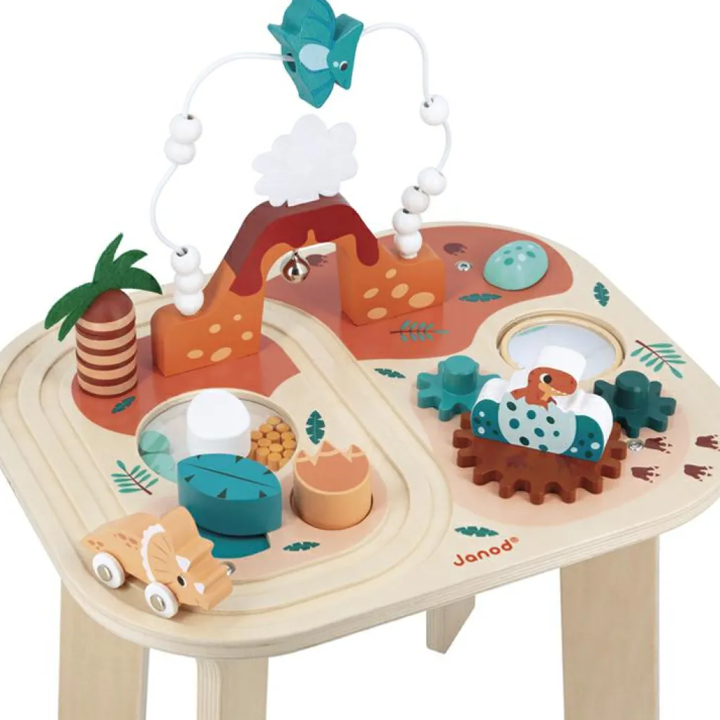 New Table d'activités en bois Dino Centre D'Activités