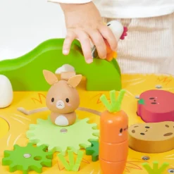 Table d'activités en bois Ferme Centre D'Activités