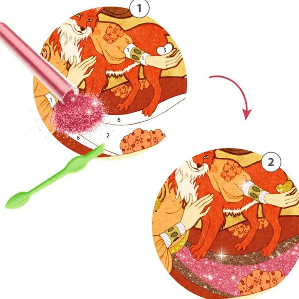 Hot Tableaux à pailleter Inspired by Alfons Mucha Activités Manuelles