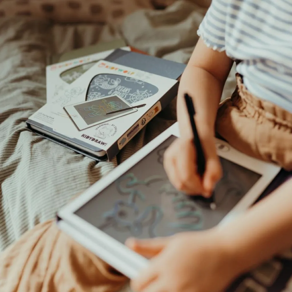 Hot Tablette à dessin KIDYDRAW-MINI Océans et pirates bleu Dessin Et Peinture