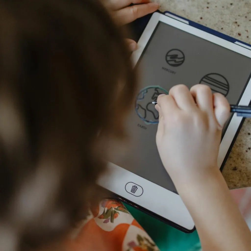 New Tablette à dessin KIDYDRAW-MINI Galaxie bleue Dessin Et Peinture