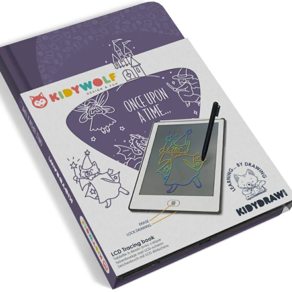 Hot Tablette à dessin KIDYDRAW-MINI Il était une fois violet Dessin Et Peinture